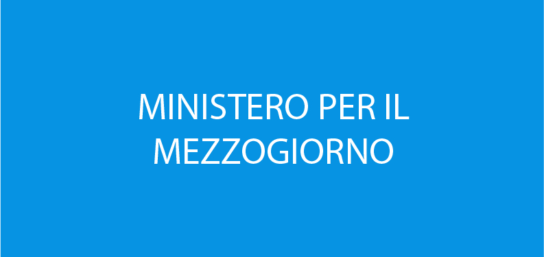 ministero per il mezzogiorno